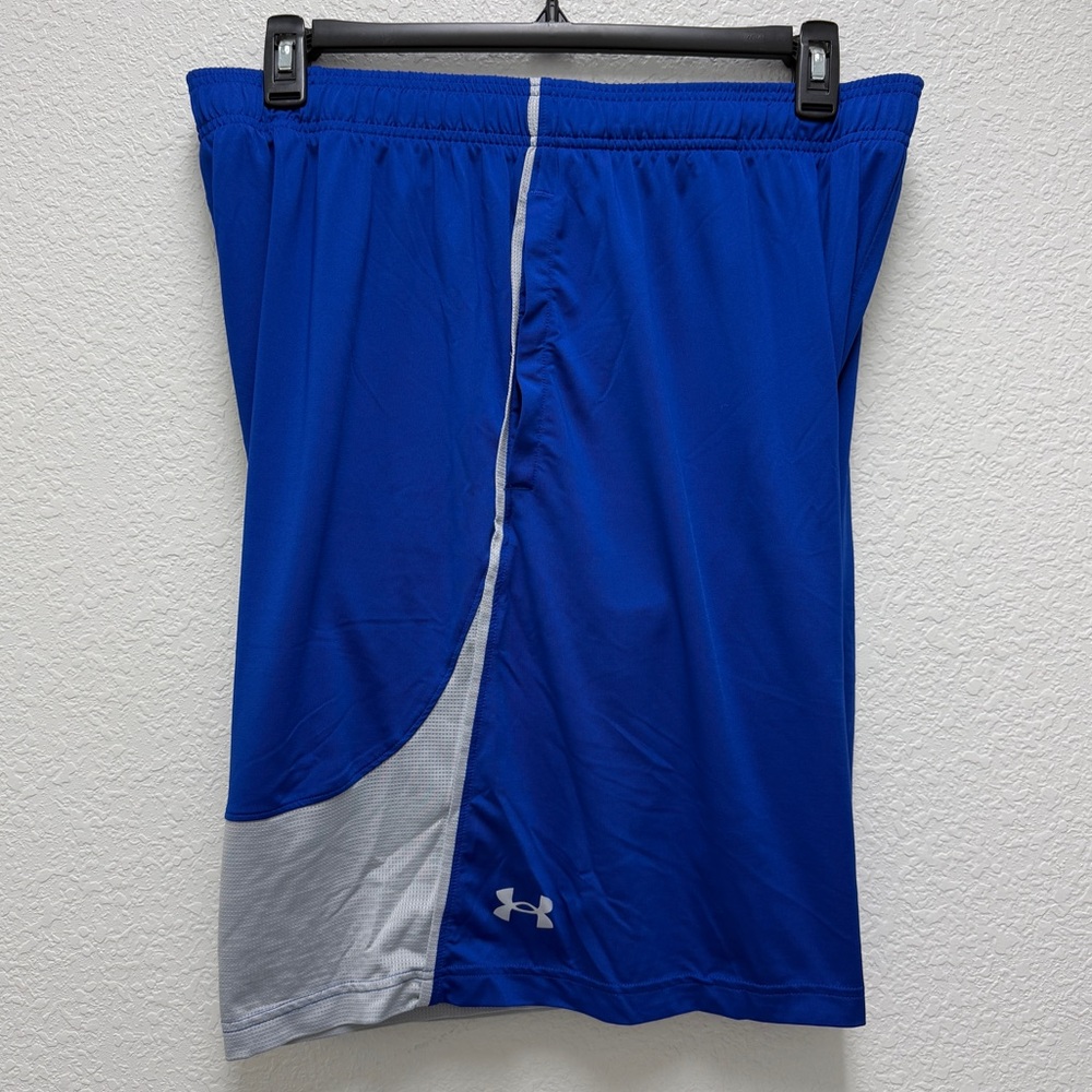 Under Armour Men’s Size 3XL 11” Inseam Blue Loose Fit Basketball Shorts